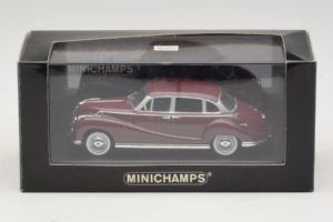 BMW 502 V8 Donkerrood Minichamps 1:43 430022402 Metaal — afbeelding 4 van 4