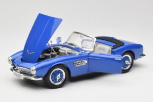 BMW 507 Touring Sport Cabriolet Blauw Revell 1:18 8810-M1 Metaal — afbeelding 2 van 8