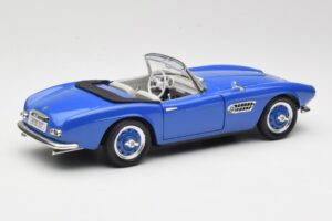 BMW 507 Touring Sport Cabriolet Blauw Revell 1:18 8810-M1 Metaal — afbeelding 3 van 8