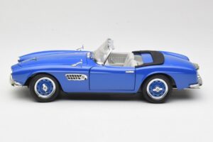 BMW 507 Touring Sport Cabriolet Blauw Revell 1:18 8810-M1 Metaal — afbeelding 4 van 8