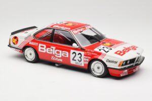BMW 635 CSi E24 Belga Juma Racing M. Winkelhock / T. Regout 24 Hours of Spa 1985 Minichamps 1:18 155852523 Metaal — afbeelding 4 van 6
