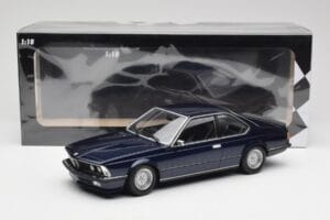 BMW 635 CSi E24 Blue Metallic Minichamps 1:18 155028101 Metaal — afbeelding 6 van 6