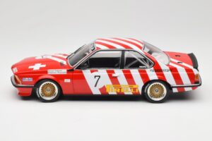 BMW 635 CSi E24 #7 BMW Italia G. Brancatelli / H. Kelleners Brno Grand Prix 1984 Minichamps 1:18 155842507 Metaal — afbeelding 3 van 6