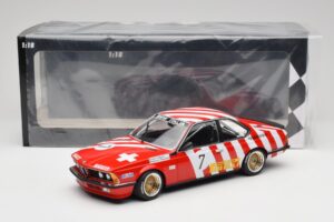 BMW 635 CSi E24 #7 BMW Italia G. Brancatelli / H. Kelleners Brno Grand Prix 1984 Minichamps 1:18 155842507 Metaal — afbeelding 6 van 6
