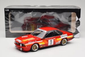 BMW 635 CSi E24 #1 U. Felder / D. Hamelmann Auto Budde Winners 24 Hours of Nürburgring 1985 Minichamps 1:18 155852501 Metaal — afbeelding 6 van 6