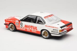 BMW 635 CSi E24 #9 Hollinger / P. Giroix Garage du Bac 24 Hours of Spa 1984 Minichamps 1:18 155842509 Metaal — afbeelding 5 van 6