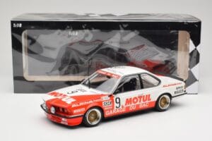 BMW 635 CSi E24 #9 Hollinger / P. Giroix Garage du Bac 24 Hours of Spa 1984 Minichamps 1:18 155842509 Metaal — afbeelding 6 van 6