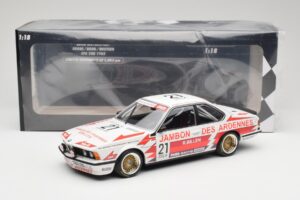BMW 635CSi E24 Team Brun Motorsport #21 H. Grohs / T. Boutsen Spa 24 Hours 1985 Minichamps 1:18 155852521 Metaal — afbeelding 6 van 6