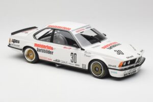 BMW 635CSi E24 Team Schnitzer Eterna #30 S. Bellof / S. Danner ETCC 1984 Minichamps 1:18 155832530 Metaal — afbeelding 4 van 6