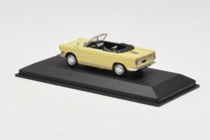 BMW 700 Cabriolet Geel Minichamps 1:43 BMW002 Metaal — afbeelding 3 van 4