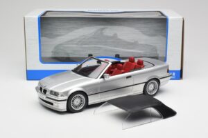 BMW Alpina B3 E36 3.2 Cabriolet Arctic Silver MCG 1:18 MCG18322 Metaal — afbeelding 8 van 8