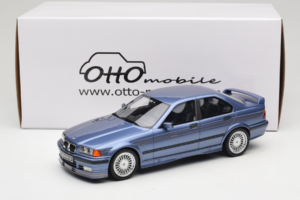 BMW Alpina B6 2.8 E36 Blue Metallic Otto 1:18 OT1180 Hars — afbeelding 6 van 6