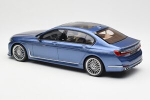 BMW Alpina B7 G12 Blauw GT Spirit 1:18 GT465 Hars — afbeelding 5 van 6