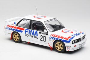 BMW E30 M3 #20 M. Duez / A. Lopes 1000 Lakes Rally 1989 IXO 1:18 18RMC132 Metaal — afbeelding 4 van 6