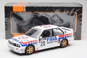 BMW E30 M3 #20 M. Duez / A. Lopes 1000 Lakes Rally 1989 IXO 1:18 18RMC132 Metaal — afbeelding 6 van 6