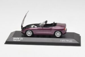 BMW Z1 E30 Paars Metallic Minichamps 1:43 400020101 Metaal — afbeelding 4 van 5