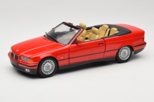 BMW 3 Series E36 Cabriolet Rood UT Models 1:18 BMW005 Metaal
