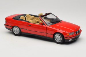 BMW 3 Series E36 Cabriolet Rood UT Models 1:18 BMW005 Metaal — afbeelding 6 van 8