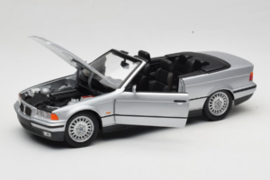 BMW 3 Series E36 Cabriolet Zilver UT Models 1:18 BMW008 Metaal — afbeelding 2 van 8