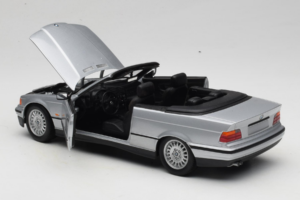 BMW 3 Series E36 Cabriolet Zilver UT Models 1:18 BMW008 Metaal — afbeelding 5 van 8