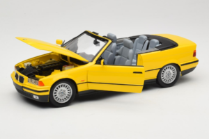 BMW 3 Series E36 Cabriolet Geel UT Models 1:18 BMW007 Metaal — afbeelding 2 van 8