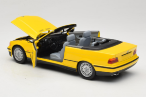 BMW 3 Series E36 Cabriolet Geel UT Models 1:18 BMW007 Metaal — afbeelding 5 van 8