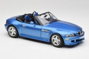 BMW Z3 E36 M Roadster Estoril Blue Bburago 1:18 3349-M1 Metaal — afbeelding 6 van 8