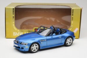 BMW Z3 E36 M Roadster Estoril Blue Bburago 1:18 3349-M1 Metaal — afbeelding 8 van 8