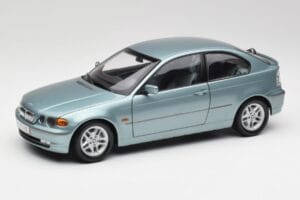BMW 325Ti E46 Compact Lichtblauw Metallic Kyosho 1:18 80430024439 Metaal