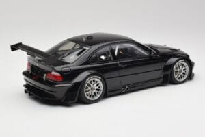 BMW M3 GTR E46 Plain Body Jet Zwart AUTOart 1:18 80447 Metaal — afbeelding 2 van 6