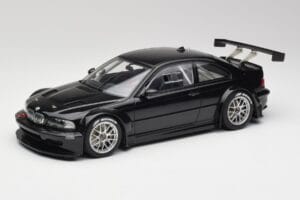 BMW M3 GTR E46 Plain Body Jet Zwart AUTOart 1:18 80447 Metaal