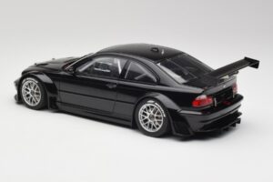 BMW M3 GTR E46 Plain Body Jet Zwart AUTOart 1:18 80447 Metaal — afbeelding 5 van 6