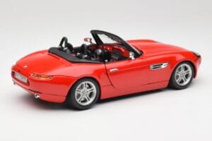 BMW Z8 E52 Rood Bburago 1:18 Z8001 Metaal — afbeelding 3 van 8