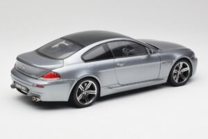BMW M6 E63 Silver Grijs Kyosho 1:18 08703GR Metaal — afbeelding 3 van 8