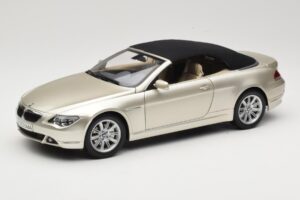 BMW 6 Series E64 Cabriolet Mineral Silver Metallic Kyosho 1:18 80430153437 Metaal — afbeelding 3 van 9