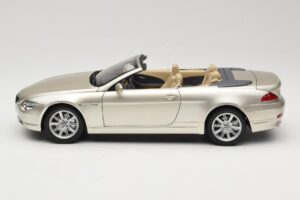 BMW 6 Series E64 Cabriolet Mineral Silver Metallic Kyosho 1:18 80430153437 Metaal — afbeelding 5 van 9