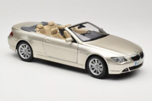 BMW 6 Series E64 Cabriolet Mineral Silver Metallic Kyosho 1:18 80430153437 Metaal — afbeelding 7 van 9