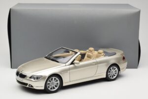 BMW 6 Series E64 Cabriolet Mineral Silver Metallic Kyosho 1:18 80430153437 Metaal — afbeelding 9 van 9