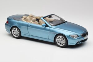 BMW 6 E64 Cabriolet Lichtblauw Kyosho 1:18 80430153440 Metaal — afbeelding 6 van 8