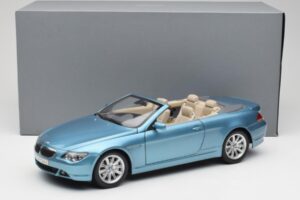 BMW 6 E64 Cabriolet Lichtblauw Kyosho 1:18 80430153440 Metaal — afbeelding 8 van 8