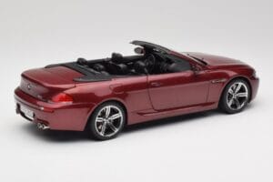 BMW M6 E64 Cabriolet Rood Kyosho 1:18 80430417423 Metaal — afbeelding 3 van 8