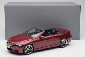 BMW M6 E64 Cabriolet Rood Kyosho 1:18 80430417423 Metaal — afbeelding 8 van 8