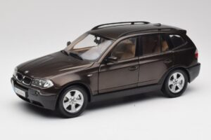 BMW X3 E83 3.0d Donkerbruin Metallic Kyosho 1:18 80430300736 Metaal