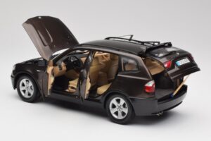 BMW X3 E83 3.0d Donkerbruin Metallic Kyosho 1:18 80430300736 Metaal — afbeelding 5 van 8