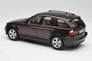 BMW X3 E83 3.0d Donkerbruin Metallic Kyosho 1:18 80430300736 Metaal — afbeelding 7 van 8