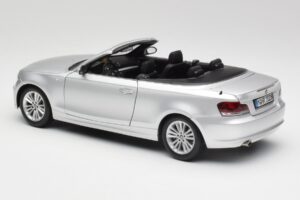 BMW 135i E88 Cabriolet Titan Zilver Kyosho 1:18 80430427021 Metaal — afbeelding 7 van 8