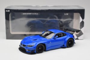 BMW Z4 E89 GT3 Le Mans Blauw Minichamps 1:18 151122302 Metaal — afbeelding 6 van 6