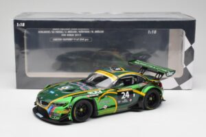 BMW Z4 E89 GT3 #24 Saudi Falcons K. Al Faisal / A. Binladen Dubai 24 Hours 2013 Minichamps 1:18 151132324 Metaal — afbeelding 6 van 6