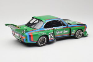 BMW 3.5 CSL E9 Gruppe 5 #12 H. Quester / G. Nilsson Zeltweg Winner 1976 Minichamps 1:18 180762012 Metaal — afbeelding 3 van 8