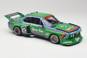 BMW 3.5 CSL E9 Gruppe 5 #12 H. Quester / G. Nilsson Zeltweg Winner 1976 Minichamps 1:18 180762012 Metaal — afbeelding 6 van 8